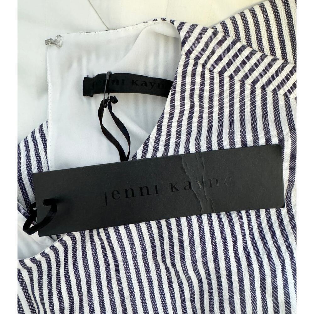 NWT Jenni Kayne Linen Striped Shortsleeve T-Shirt Shift Dress Size S - Picture 5 of 6